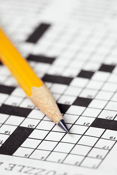 istock Crossword with pencil-vertical 97995381