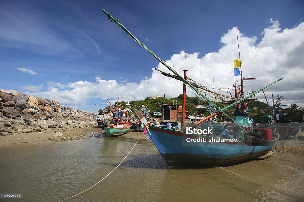 Thai fishing boats - Royalty-free Azië Stockfoto