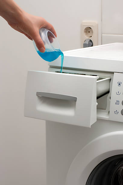 istock Dispenser of washing machine 97995990