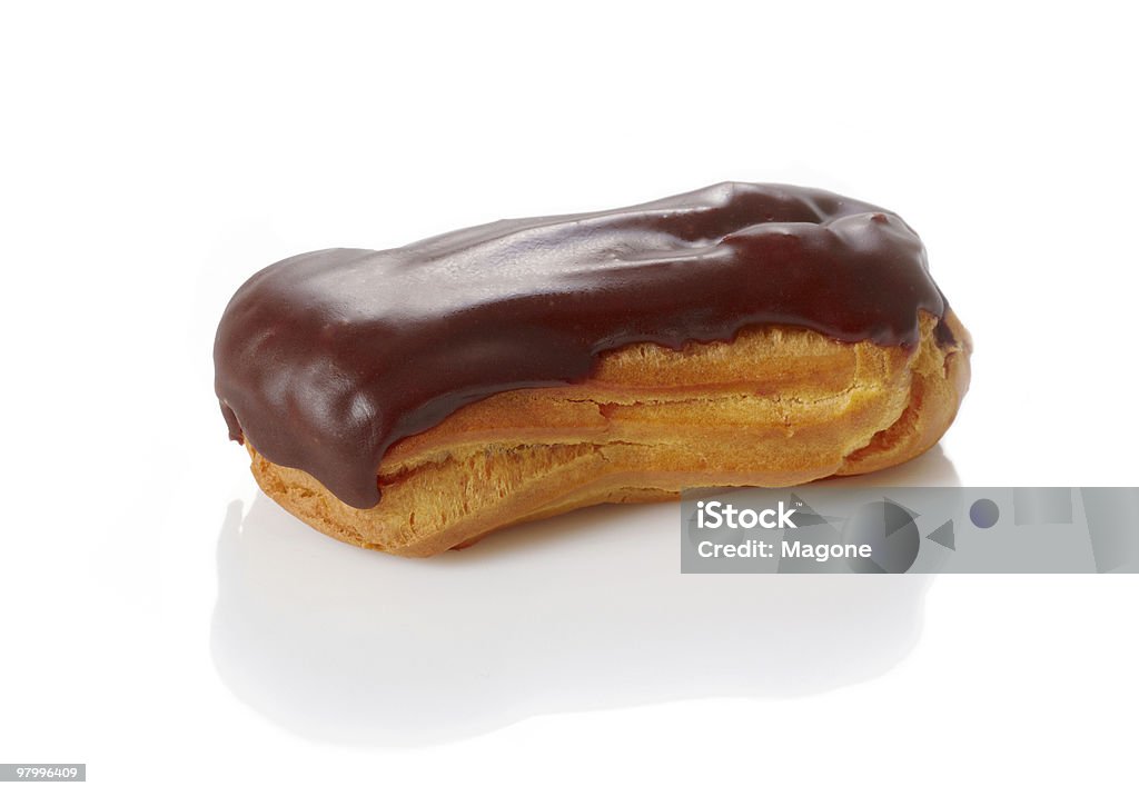 one fresh eclair  Eclair Stock Photo