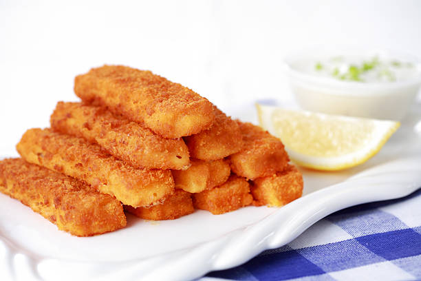istock Fried fish sticks with remoulade 97996457