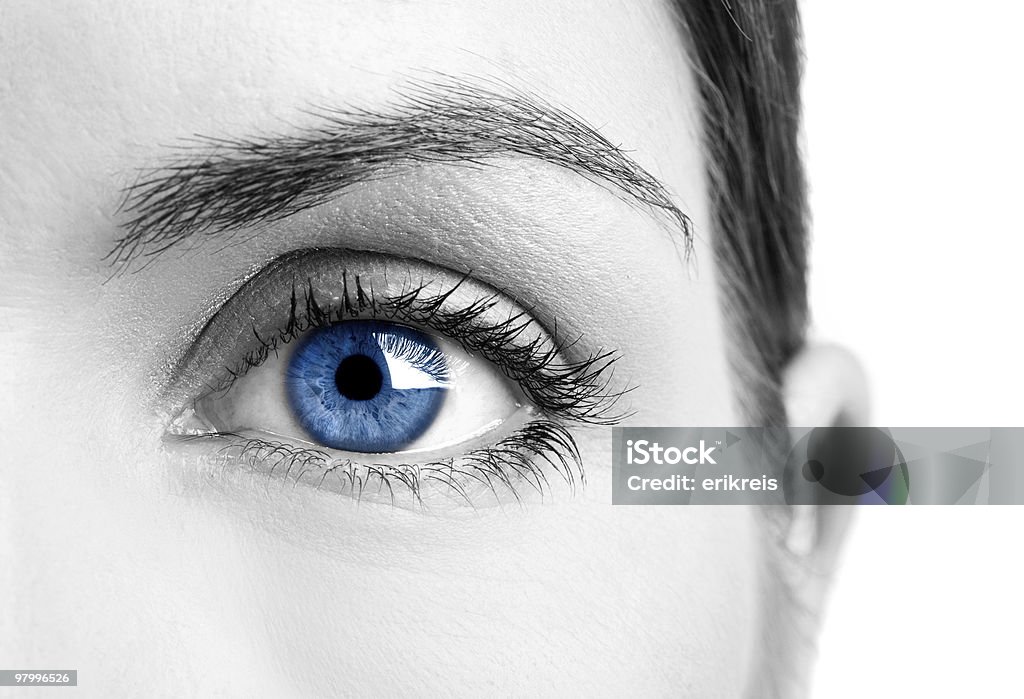 Blaue Auge - Lizenzfrei Blaue Augen Stock-Foto