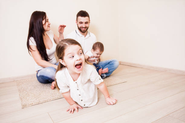 istock The little girl laughs loudly 979966768