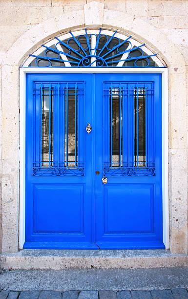 istock Wooden Blue Door 97998174