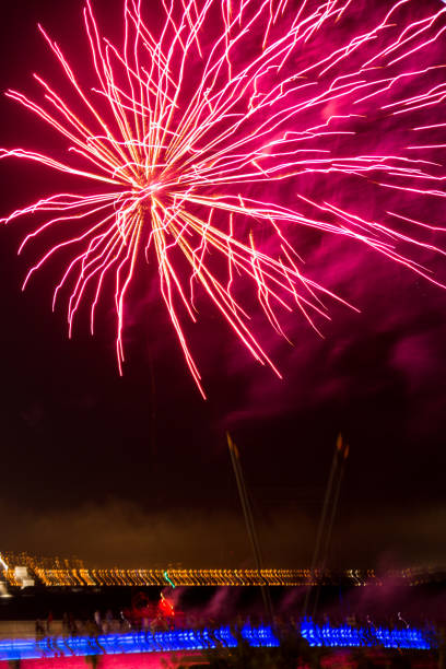 istock Bright bursts of fireworks 979981842