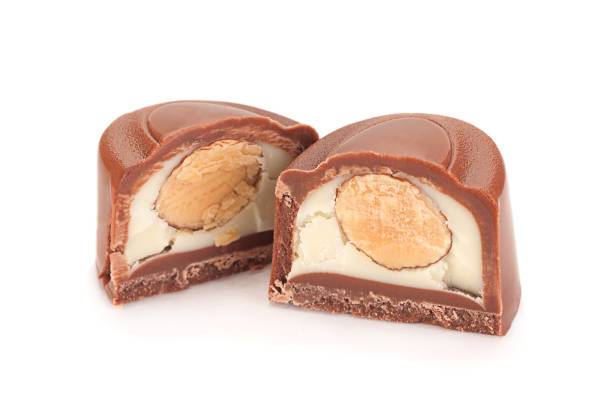 istock Chocolate candy with almond nut 979981970