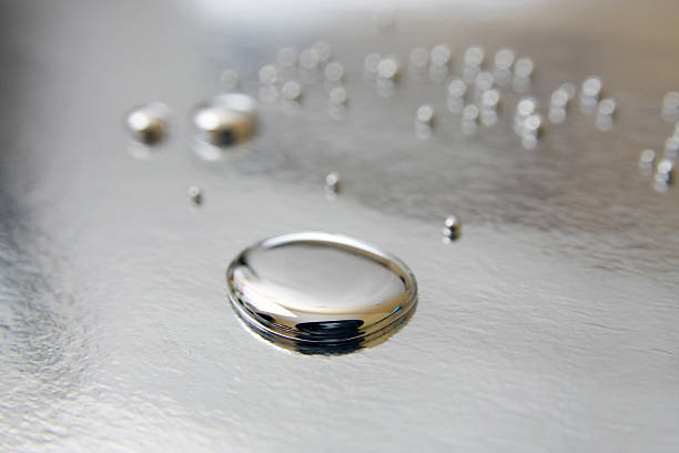 mercury droplet  mercury metal stock pictures, royalty-free photos & images