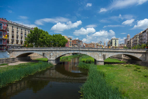 istock Nice water landmark in a spanish town Gerona 979990052
