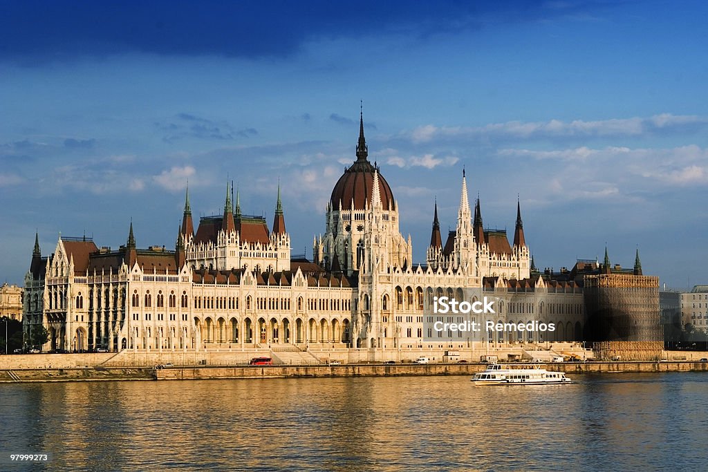 O Parlamento - Foto de stock de Budapeste royalty-free