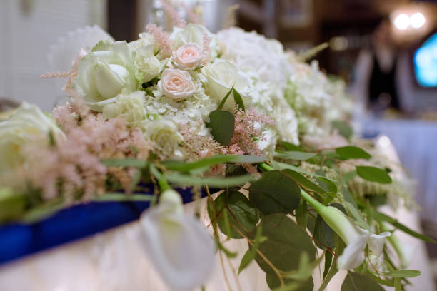 istock Beautiful wedding restaurant for marriage 979994412