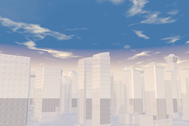 istock Modern skyscrapers, office buildings in business district 979999622