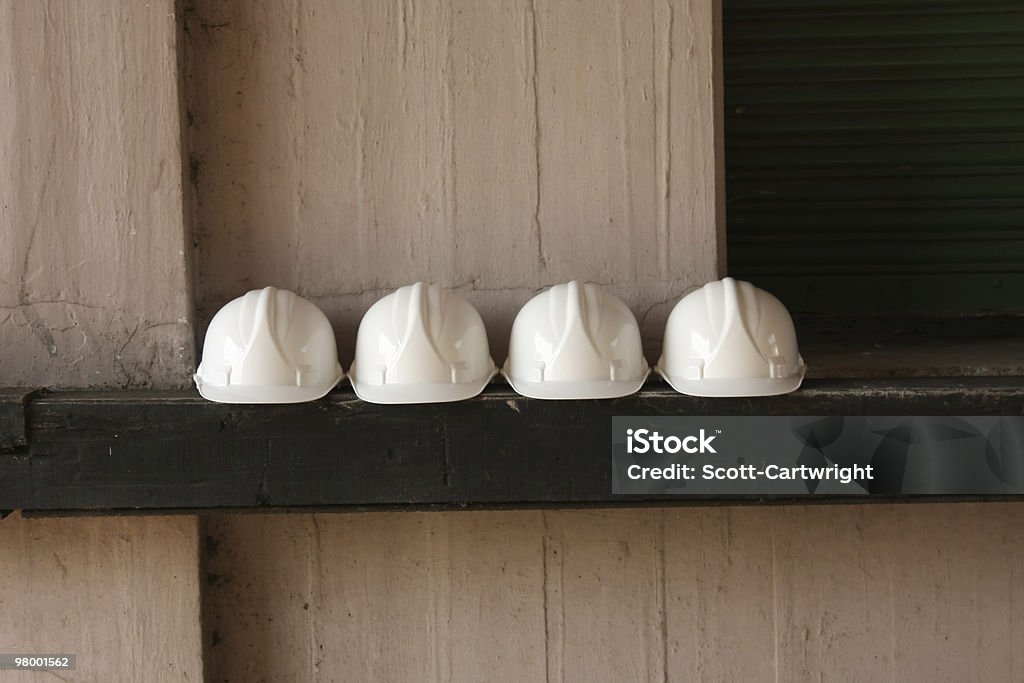 Hardhats  Color Image Stock Photo