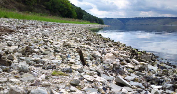 istock Stones on the river bank. 980036022