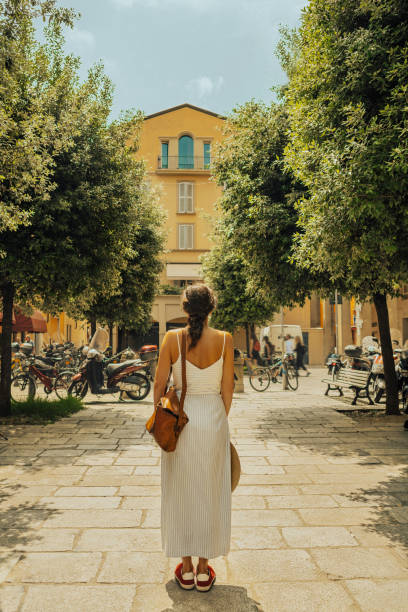 istock Woman walking in bologna 980036956