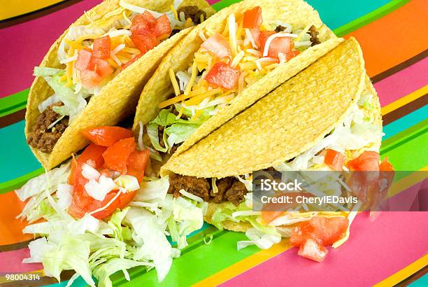 Tacos Foto de stock y más banco de imágenes de Taco - Alimento - Taco - Alimento, Colorido, Plato - Vajilla