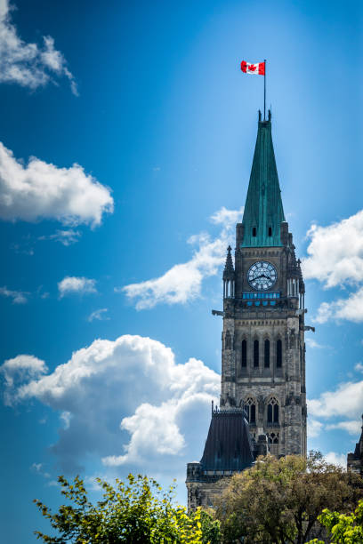 istock Parliament building Peace tower Ottawa, Canada. 980067586