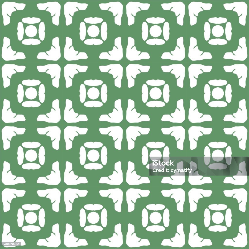 Geometric Repeating Tile Cymatify Geometric Repeating Tile Pattern Stock Illustration - Download ...