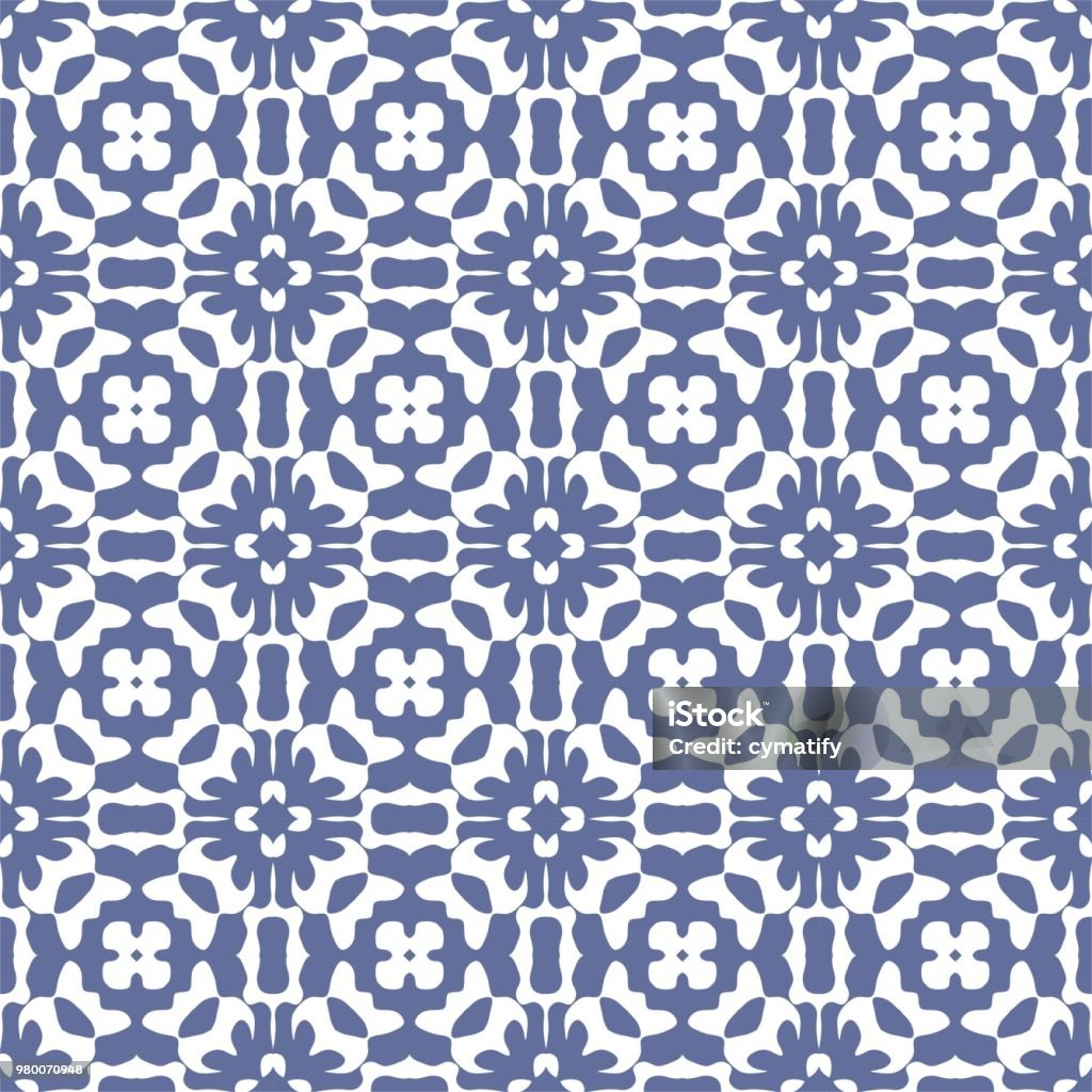 Geometric Repeating Tile Cymatify Geometric Repeating Tile Pattern Stock Illustration - Download ...