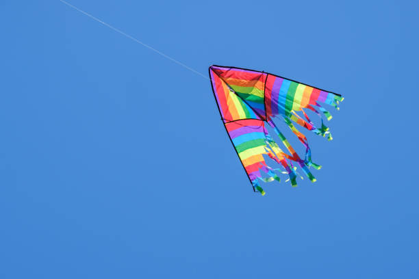 istock Colorful kite flying in the wind. 980075844