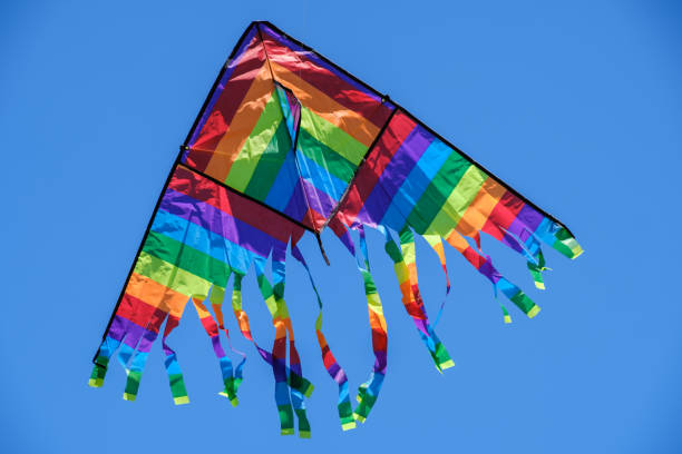 istock Colorful kite flying in the wind. 980075850