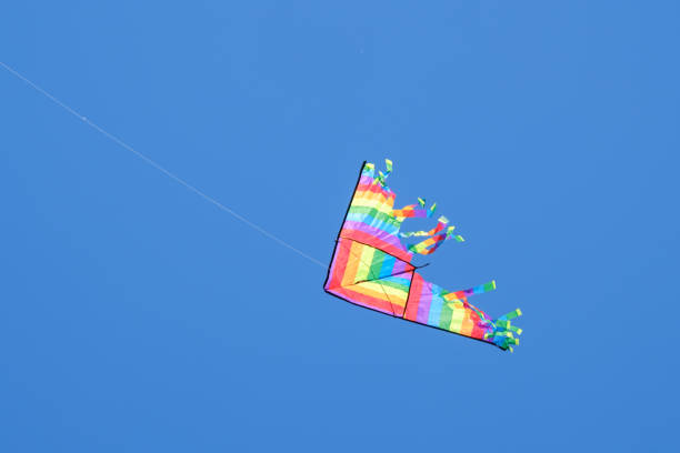istock Colorful kite flying in the wind. 980075852