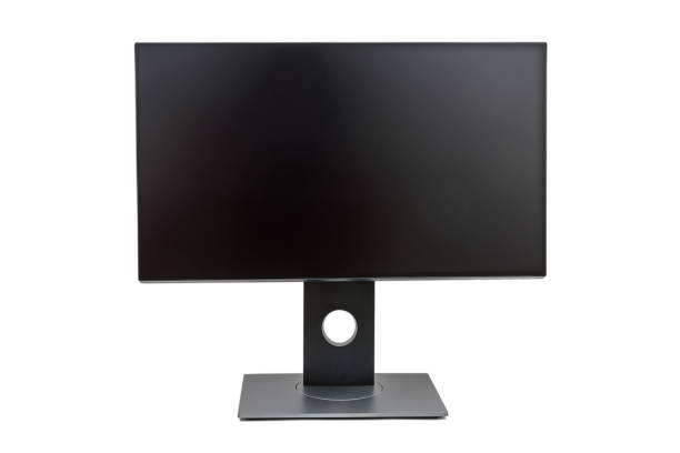 istock desktop monitor on white background. 980084608
