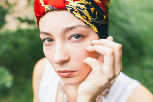 istock Pretty woman with turban 980088470