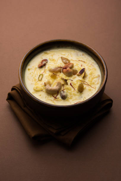 istock Rice pudding OR Kheer from India called also called Firnee. served in a bowl. Selective focus 980088472