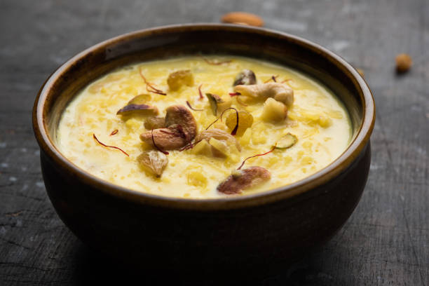 istock Rice pudding OR Kheer from India called also called Firnee. served in a bowl. Selective focus 980091386