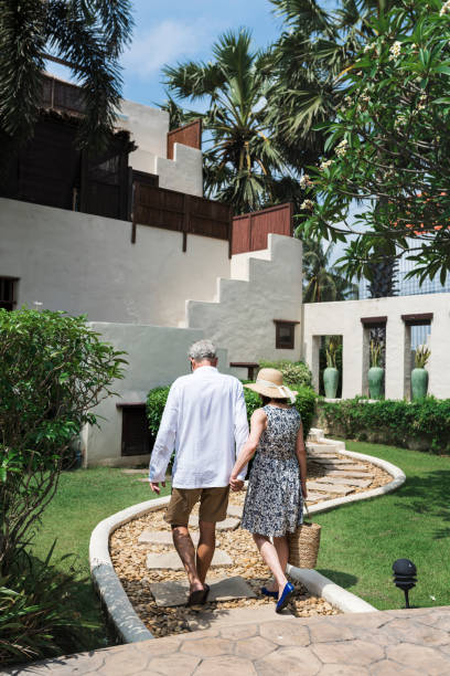 istock Mature couple vacationing at a resort 980091410
