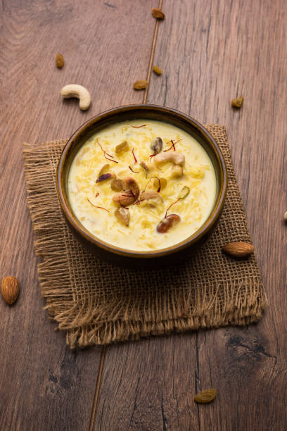 istock Rice pudding OR Kheer from India called also called Firnee. served in a bowl. Selective focus 980092284