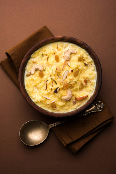 istock Rice pudding OR Kheer from India called also called Firnee. served in a bowl. Selective focus 980093902