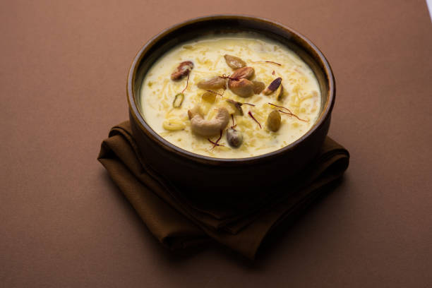 istock Rice pudding OR Kheer from India called also called Firnee. served in a bowl. Selective focus 980094860