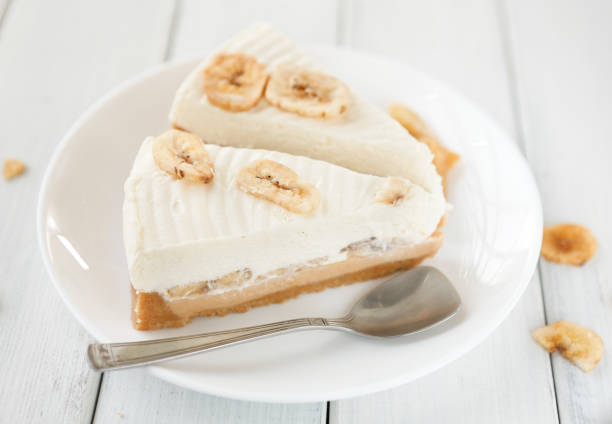 istock Delicious banana cake on table 980101016
