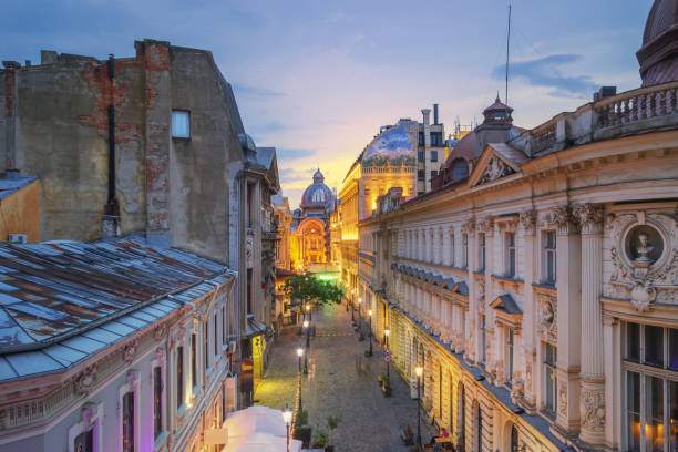 istock Bucharest Old Town at Dusk - Romania 980114818