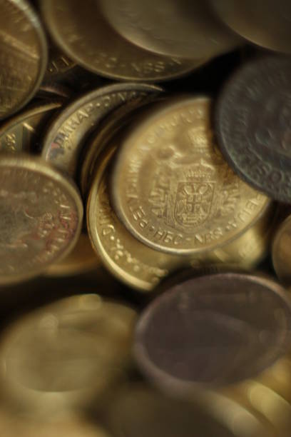 istock Coins of serbian dinar 980118042