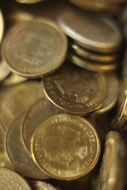 istock Coins of serbian dinar 980118448