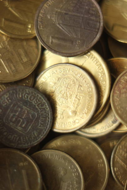 istock Coins of serbian dinar 980118468