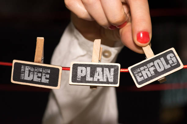 istock A woman, clothespin and idea, plan and success 980118998
