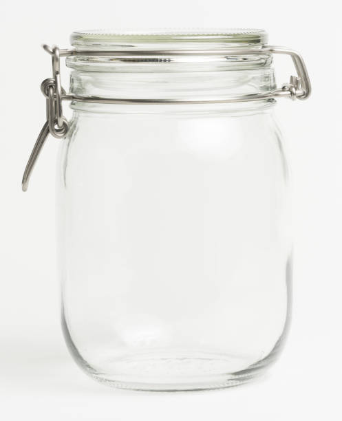 istock Empty glass food preserving jar 980126634