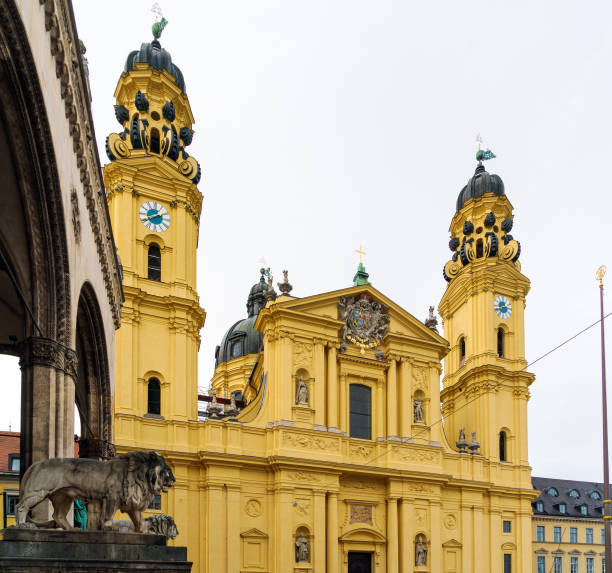 istock Theatinerkirche in Munich city, Bavaria 980126672