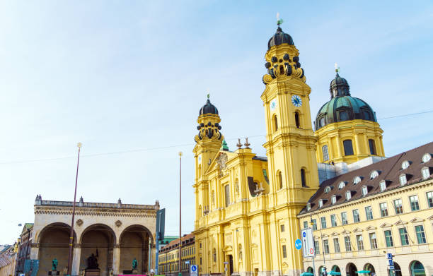 istock Theatinerkirche in Munich city, Bavaria 980126694