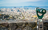 Tourist Telescope Visit San Francisco California