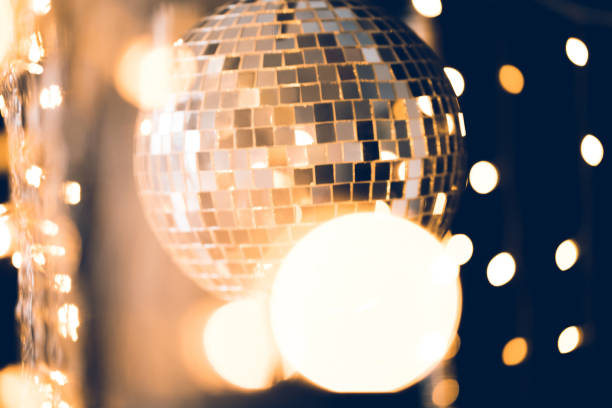 istock classic disco ball with christmas lights around 980131572
