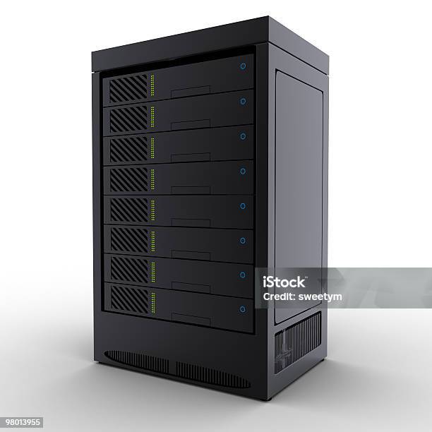 Data Center Server - Fotografie stock e altre immagini di Colore nero - Colore nero, Computer, Fotografia - Immagine