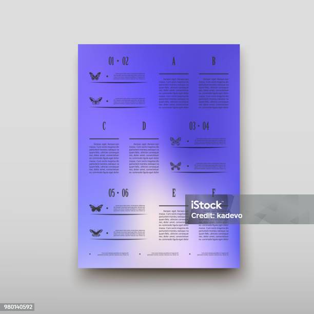 Infographic Leaflet Example Leaflet Cover Infographics Presentation Abstract Geometric Background ...