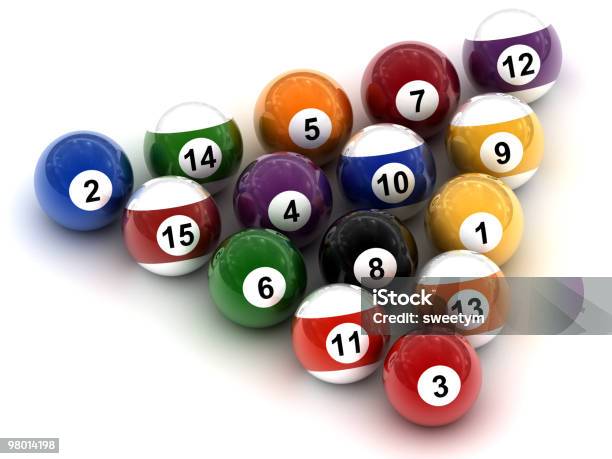 Billiard Stock Photo - Download Image Now - Backgrounds, Color Image, Digitally Generated Image