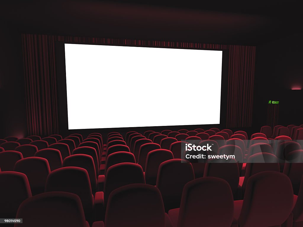 Cinema (10.000 x 7500 pixels - Foto de stock de Assento royalty-free