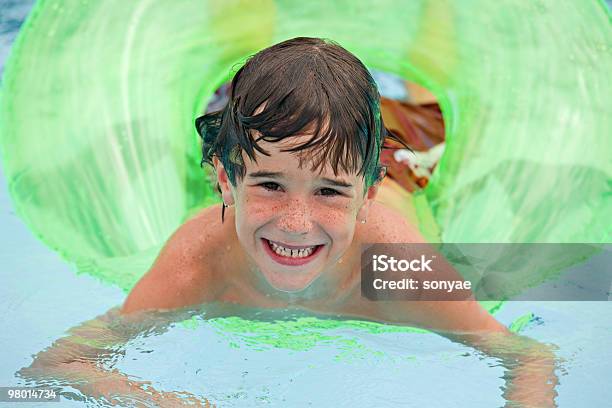 Boy At The Pool Stock Photo - Download Image Now - Beach, Boys, Cheerful