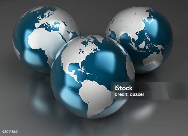 Globe - Fotografie stock e altre immagini di Africa - Africa, Asia, Composizione orizzontale